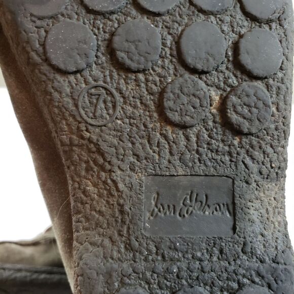 Sam Edelman Womens Brown Leather Round Toe Mid Calf Lace Up Snow Boots Size 7 - Picture 7 of 7